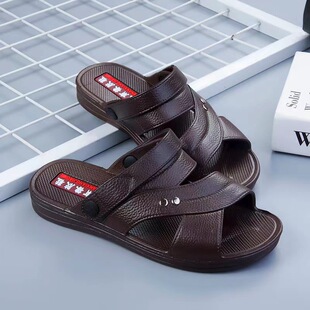Summer Men's Sandals, Non-Slip, Casual, Comfortable, Wear-Resistant, Breathable Sandals, Thick-Soled Beach Shoes, Beach Style