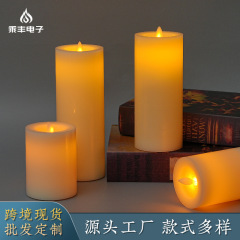 平口LED仿真电子蜡烛灯浪漫婚庆道具茶蜡布置装饰摇摆节日装饰
