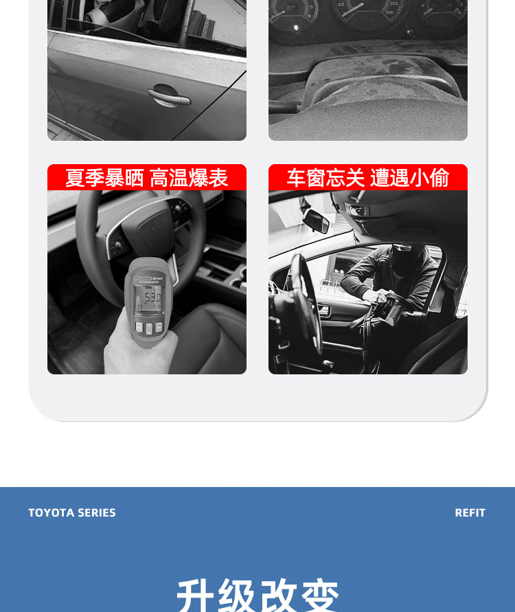 Suitable for Alphard Alphard30/40 Series Vellfire/Lm300H One-Click Automatic Window Closing/Rear Door Modification
