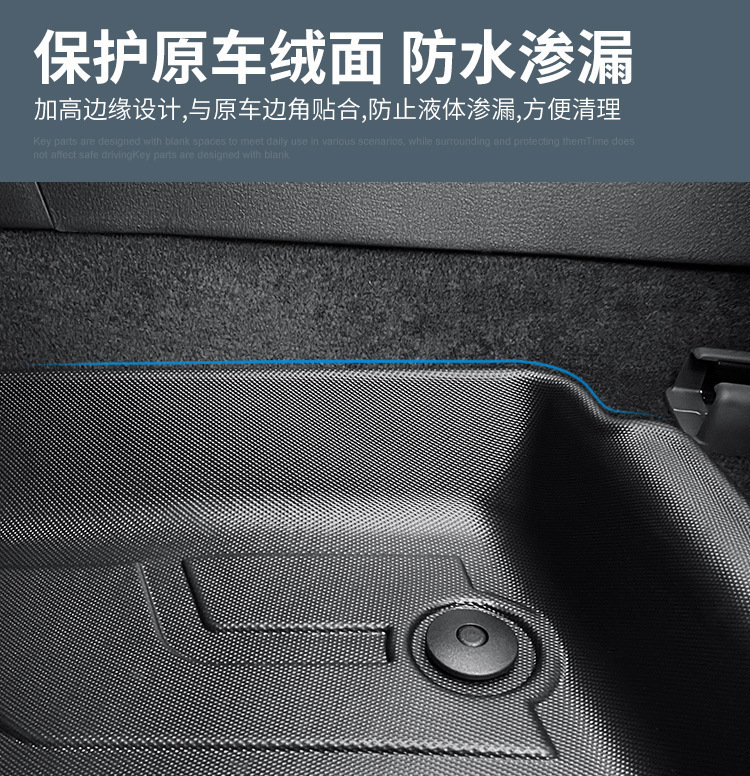 Suitable for 23-24 Mazda Cx50 Car Floor Mats, Stain-Resistant Tpe Floor Mats, Trunk Mats, Seat Back Mats