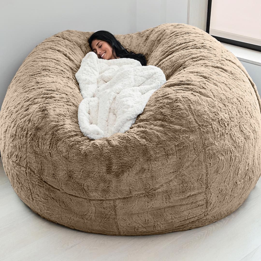 Bolso de frijoles de sofá perezoso Amazon venta caliente transfronteriza bolsa de esponja juego de sofá de bola redonda tatami ventas directas de fábrica image 21