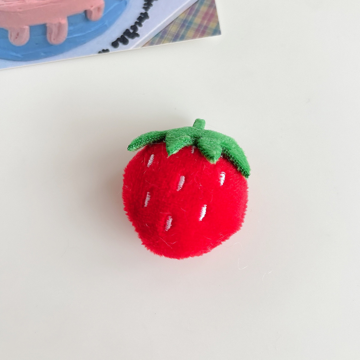 8g Weight Beads Jewelry Making Type 30*50mm Jewelry Making Size DIY Ornament Accessories Classification 1 Piece Quantity Plush Material Strawberry Pattern All Seasons Season Cartoon, Cute Style 1 Piece 30*50mm Plush Strawberry DIY Ornament Accessories Beads 11