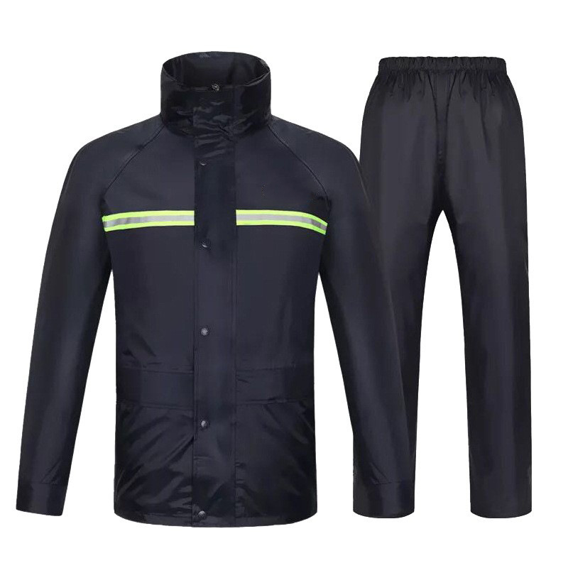 春和雨衣批发双层分体套装成人款电动摩托车雨披印刷广告