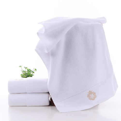 All-cotton thickened soft household face towel, customizable embroidery and printing logo employee welfare advertising gift towel