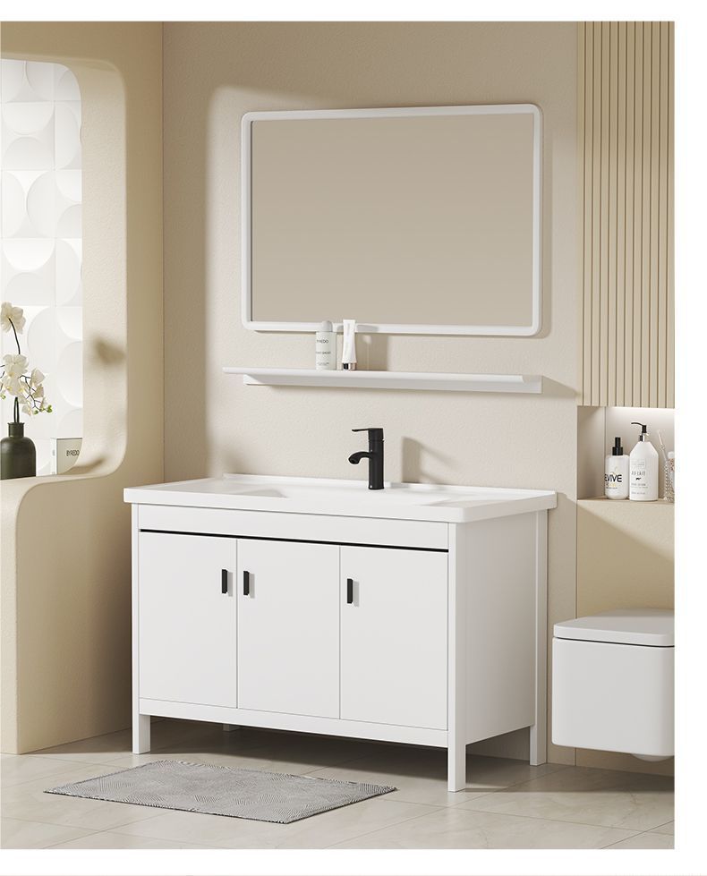 Kacomos floor-standing space aluminum bathroom cabinet and washbasin cabinet combination bathroom integrated ceramic washbasin cabinet undefined