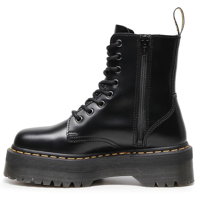 Cross-border European and American Thick 8-hole Motorcycle Boots 1460 Side Zipper British Women's Short Boots Platform Bottom Lace-up Tooling Boots