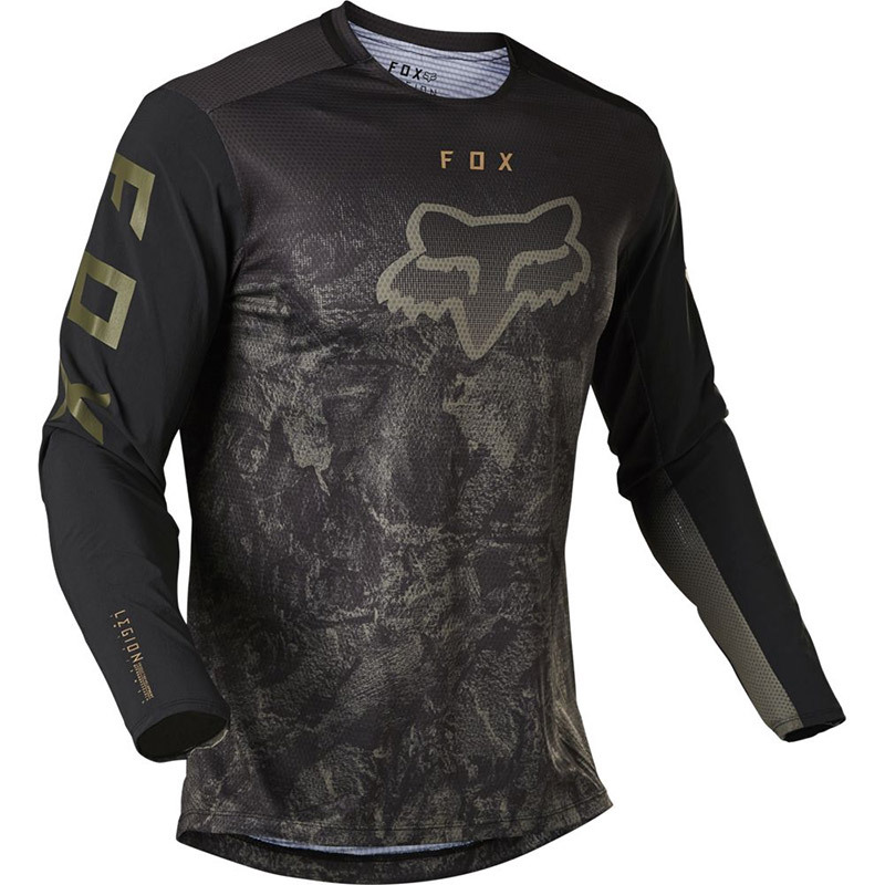 FOX cuesta abajo ropa camiseta bicicleta de montaña ropa de ciclismo off-road motocicleta ropa de carreras verano camisa de manga larga para hombres