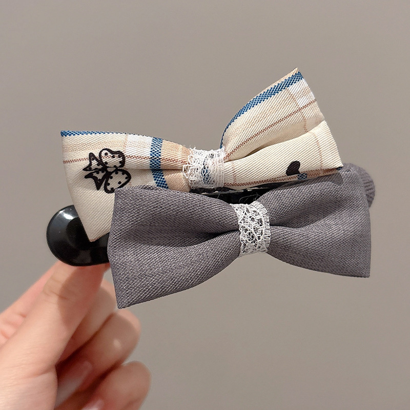 Gran arco clip de cabello de alta sensación clip de boca de pato nuevo clip de captura de cabeza de mujer temperamento clip de tiburón clip de cabello