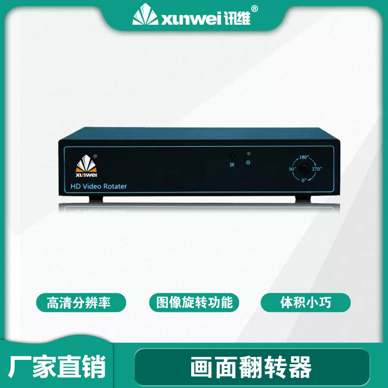 讯维7路高清视频旋转器4k画面翻转处理器hdmi图像镜像处理器厂家