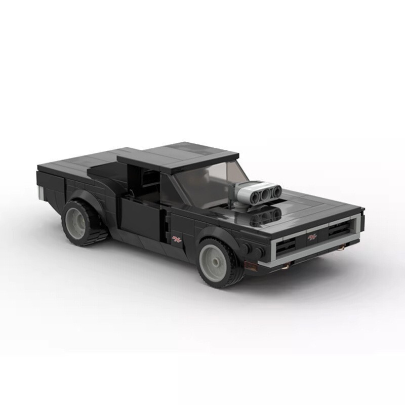 MOC building blocks compatible with Lego 41750 Dodge Challenger Charger 8 grid speed series building blocks for men MOC building blocks compatible with Lego 41750 Dodge Challenger Charger 8 grid speed series building blocks for men