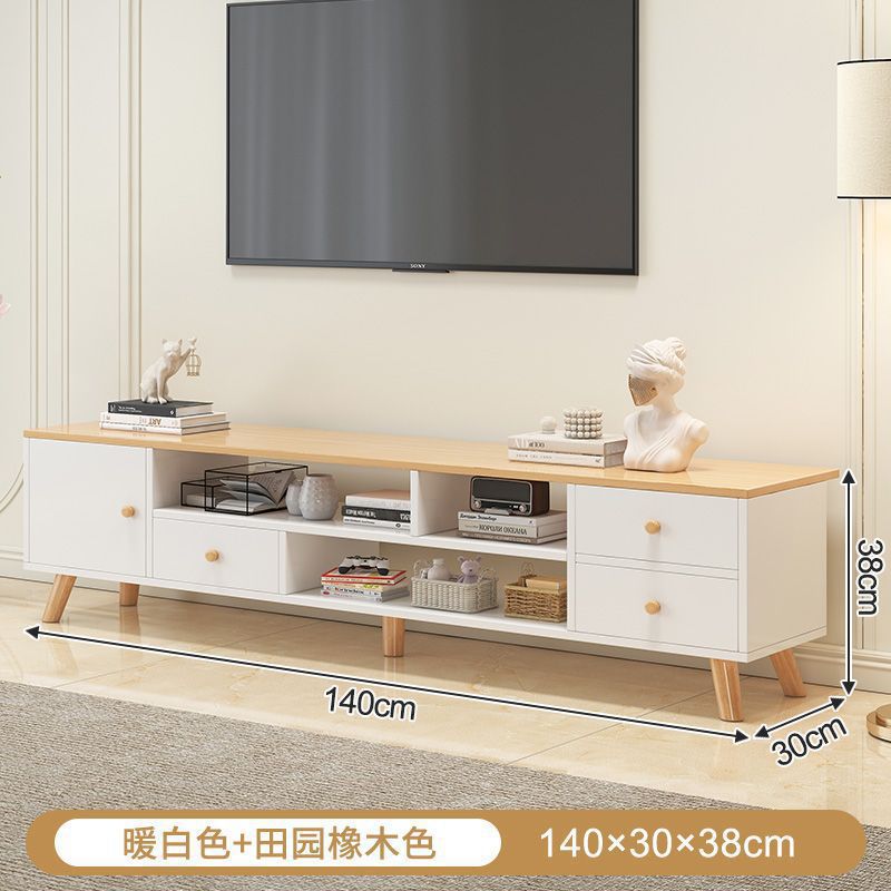 Gabinete de televisión nórdico pequeño tipo de casa sala de estar ligera lujoso moderno simple gabinete de piso de alquiler de casa puede retráctil gabinete de televisión