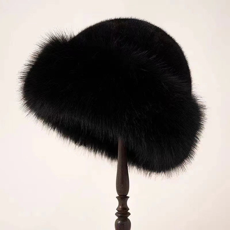 200g Weight Beanie Hat Hats Type Daily Occasion Polyester Material Solid Color Pattern Autumn&Winter Season Women's Gender Simple Style, IG Style Style Eaveless Rim Winter Woolen Hat Women's Autumn And Winter Korean Warm Hat Fashion Solid Color Face-Looking Little Wild Mongolian Hat Thickened 5