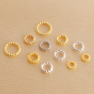 18k��ɫ��ɫ�黨Ȧ �]��Ȧ ����黨�h diy�ֹ������Ʒ�������