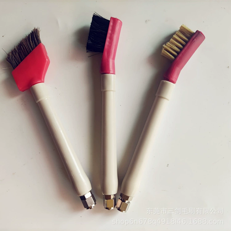 Щетка для нанесения клея на подошву обуви, промышленная зубная щетка из щетины кабана, специальная зубная щетка для обувных машин, угловая щетка, щетка для клея прямого действия