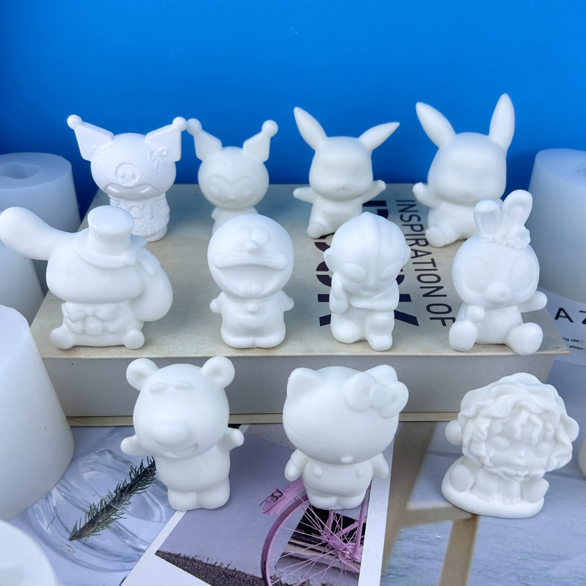3D силиконовая формочка для DIY кукол, ароматические свечи и мыло, набор для рукоделия