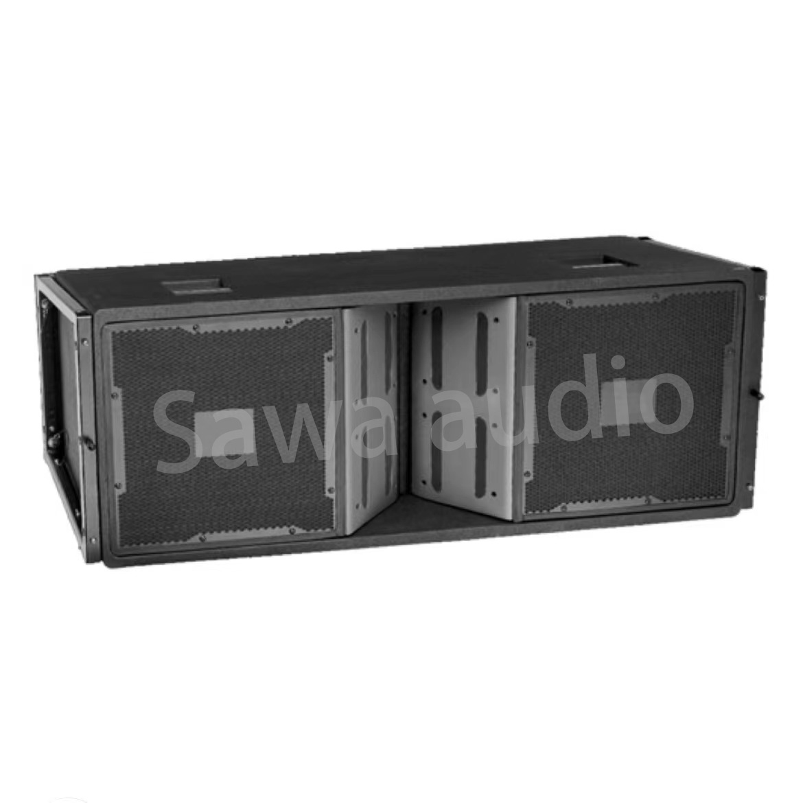 Doble 15 pulgadas 3 divisores de frecuencia altavoces profesionales al aire libre alta potencia conferencia bar escenario impermeable matriz de sonido