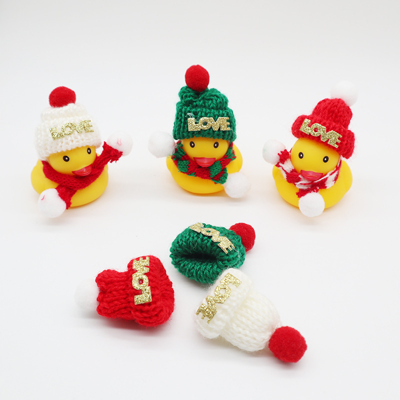 Accesorios de agua transfronterizos pato amarillo accesorios gorras bufandas de ganso blanco decoración mano leche de limón té regalo image 177