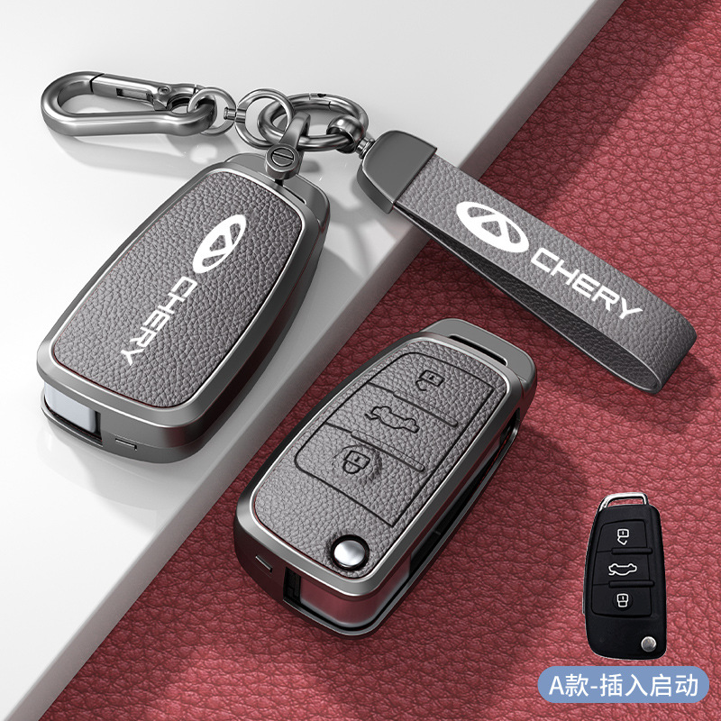 유형 A, 삽입 시작, 회색 아연 합금 쉘 + 하드웨어 핸드 스트랩