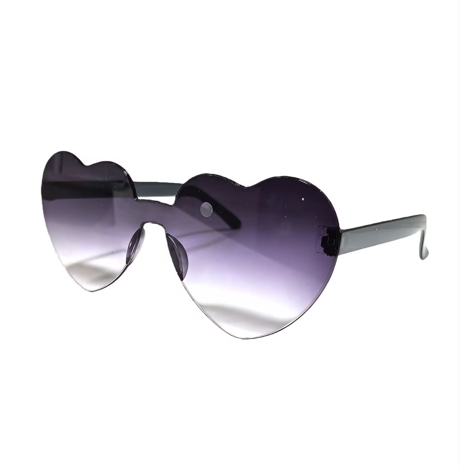 Gafas en forma de corazón Fábrica Gafas de amor de color gelatina de caramelo Personalidad Gafas de sol europeas y americanas Gafas de sol de corazón de melocotón para hombres y mujeres