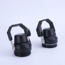 工厂歪头盖保温杯配件健身运动壶手提盖太空壶直饮水杯盖子批发