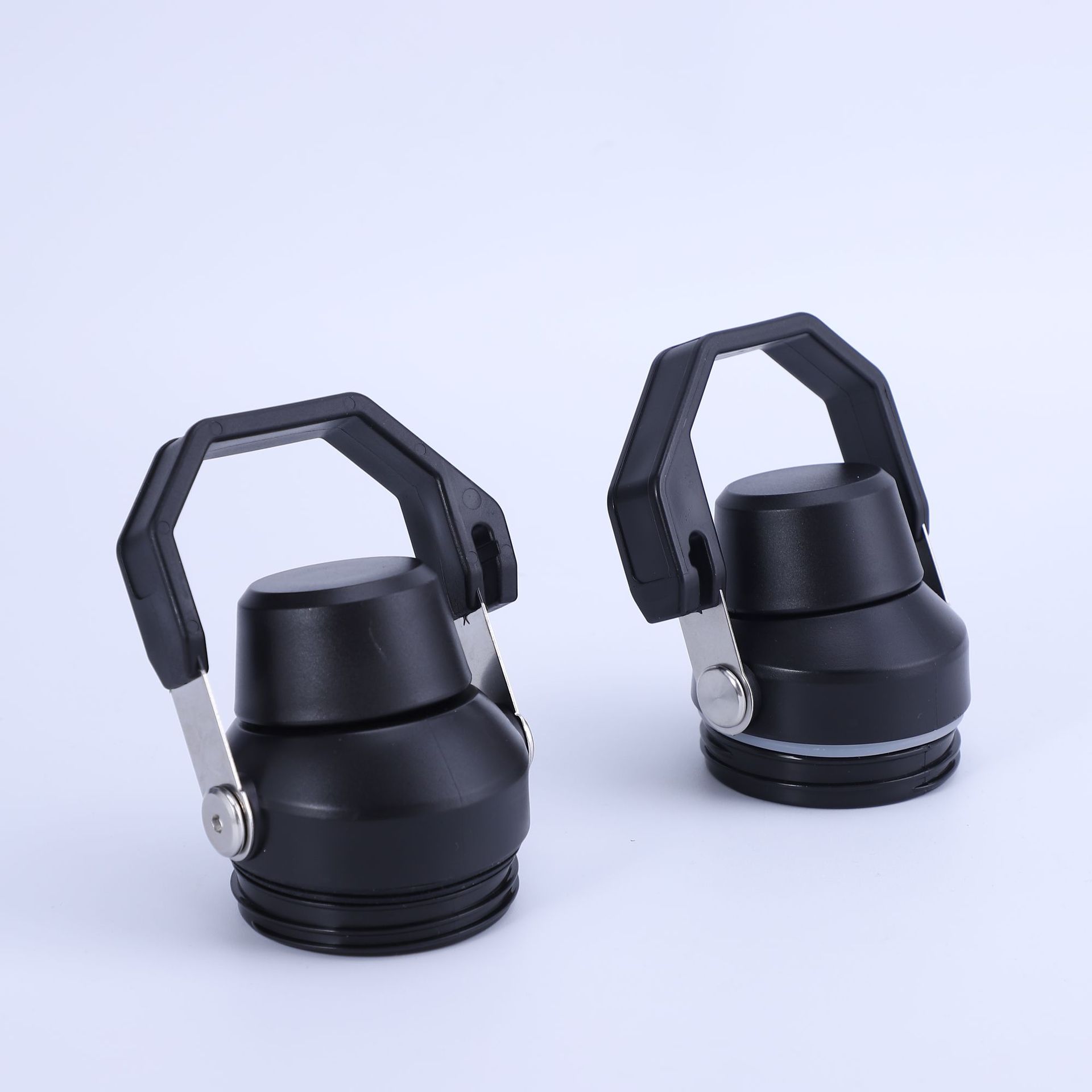 工厂歪头盖保温杯配件健身运动壶手提盖太空壶直饮水杯盖子批发