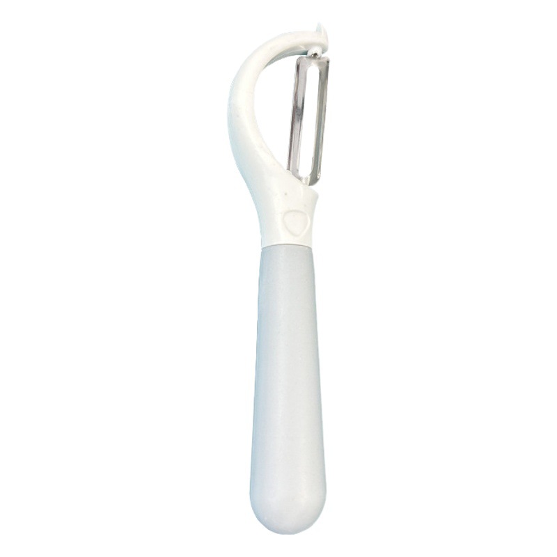 Pelador de Frutas Doméstico de Acero Inoxidable y PP Multifuncional para Cocina
