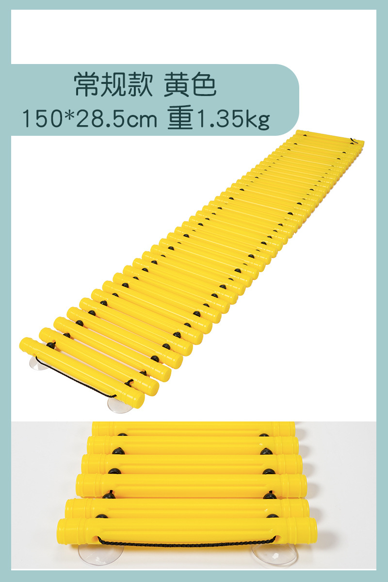 Equipos de entrenamiento para niños de jardín de infantes de equilibrio sensorial tablero táctil actividad deportiva puente de madera grande juguete