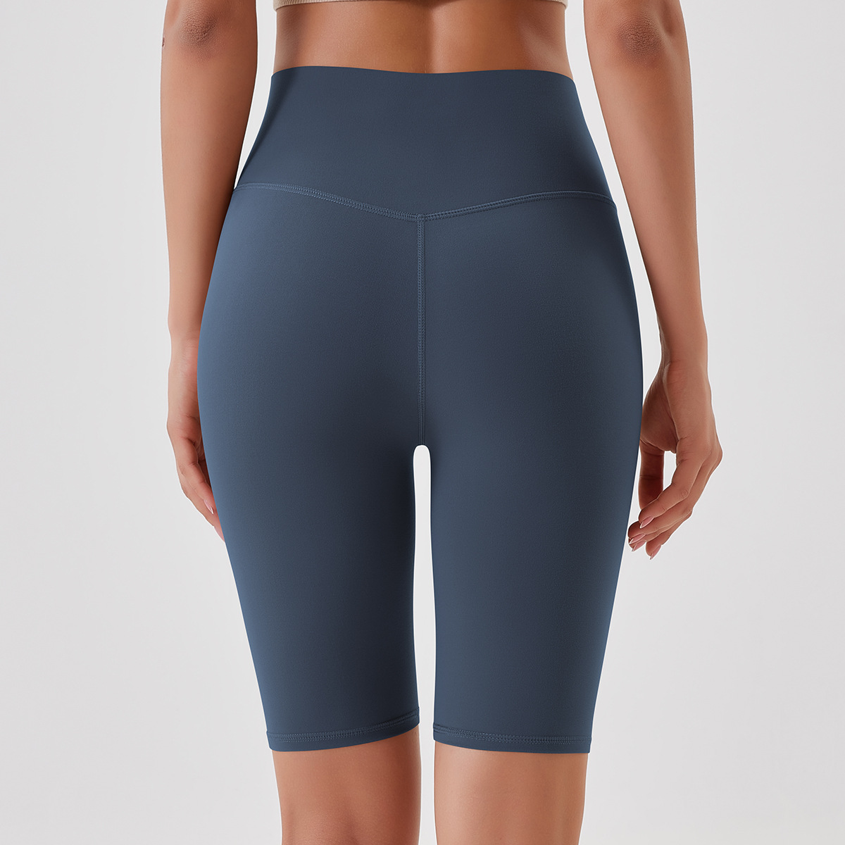 Hamidou-pantalones cortos de Yoga para mujer, mallas deportivas transpirables, de cintura alta, para entrenamiento y gimnasio - details 53