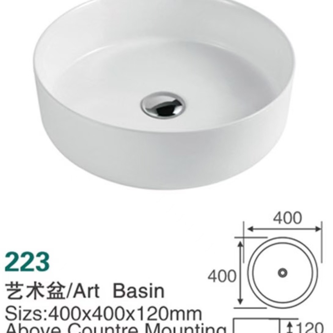 Nuevo balcón lavabo cerámica lavabo