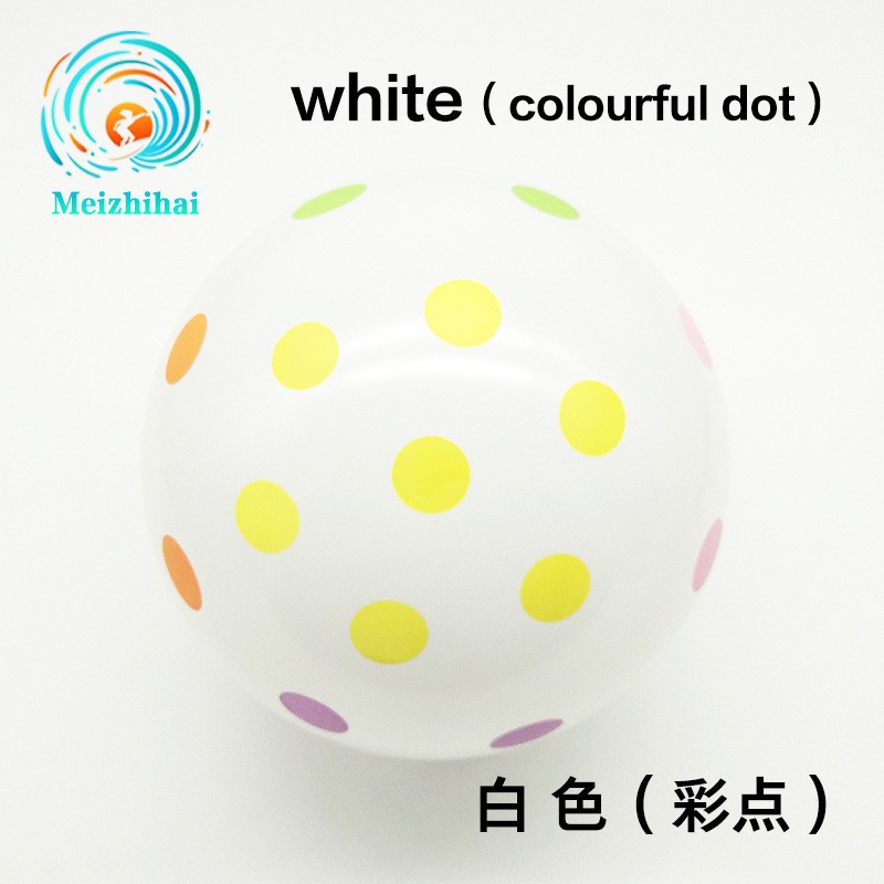 12 pulgadas de espesor ins transparente colorido lunares globo bebé niños fiesta de cumpleaños decoración globo de látex