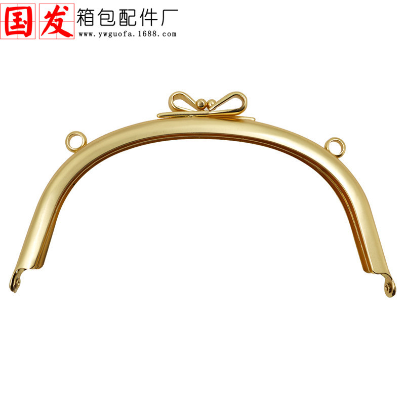 [Nuevo producto] 16,5 cm de superficie curva lisa sin agujeros de arco de oro con agujeros de tornillo