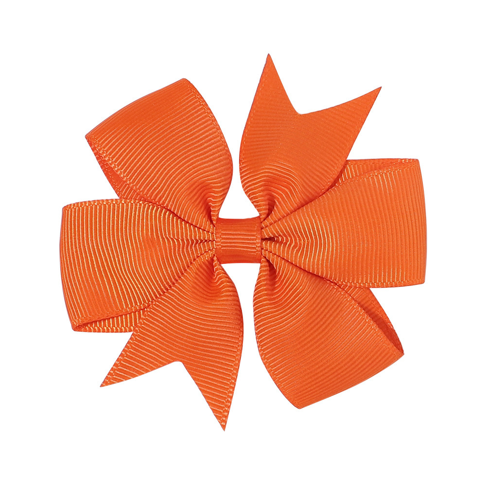 Transfronterizos Europa y América Amazon hecha a mano burbuja de flores para niños cola de golondrina en V ribbed cinta arco clip para el pelo image 37