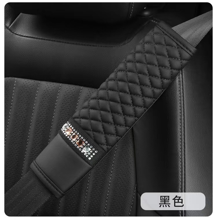 Car Shoulder Pad Set 5-Piece Set Universal Car Gear Shift Cover Handbrake Cover Shoulder Pad Cover Steering Wheel Cover Cross-Border