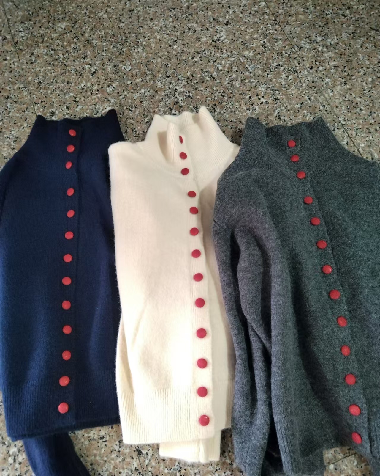 Casual Turtleneck Bag Buckle Sweater Cardigan Women'S Autumn And Winter New Lazy Wind Knitted Outer Women'S 12 Undefined