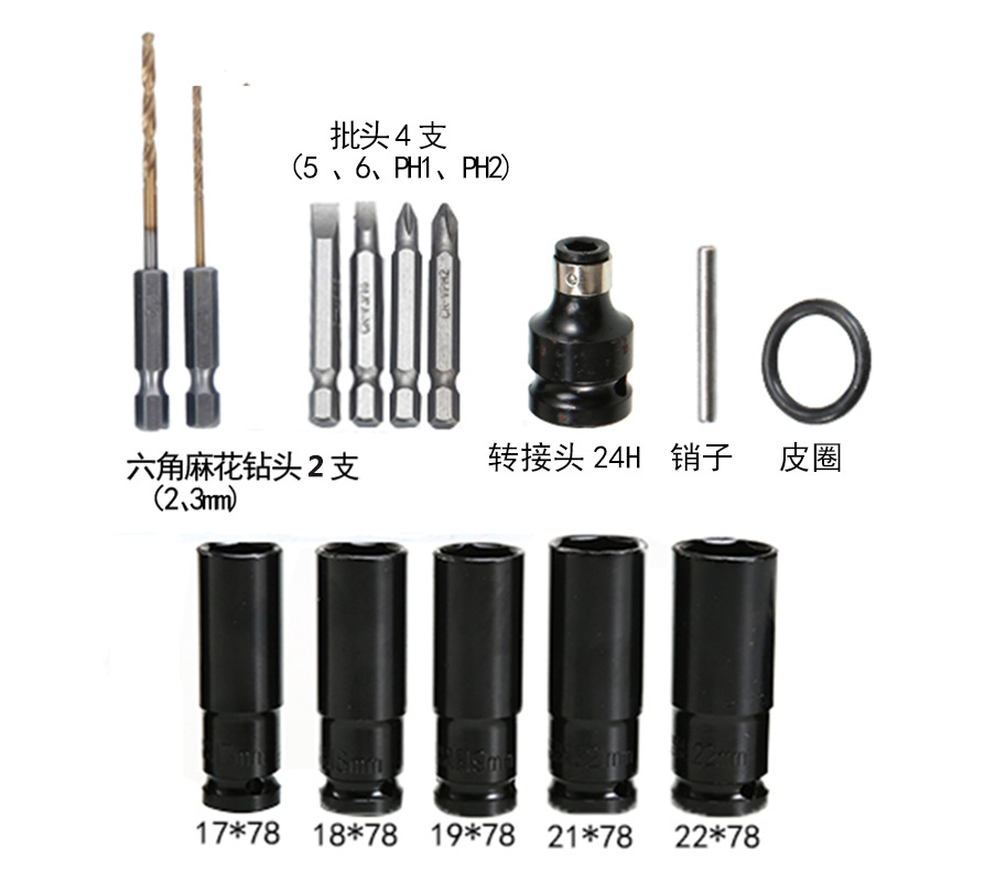 Llave eléctrica Sleeve Kit 2