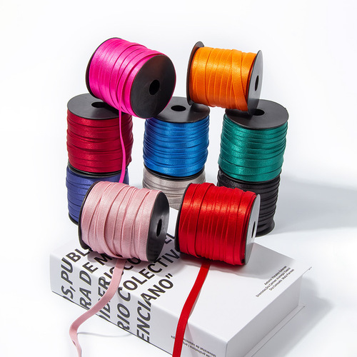 Colorful light shoulder strap 0.6-1.5cm elastic polyester woven belt inner bra strap strap light band accessories