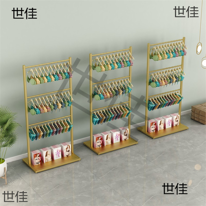 内衣展示架落地女装内衣胸罩中岛架落地式陈列文胸架商场展示架