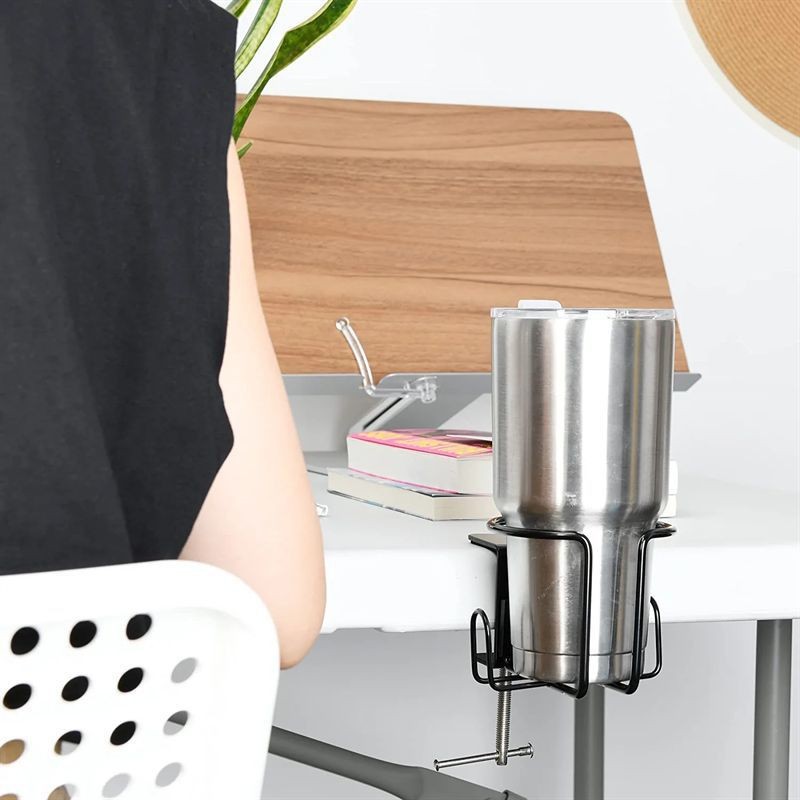 Car Car Water Cup Holder Ship RV Yacht Modified Iron Cup Holder Wall-mounted Desk Beverage Cup Holder
