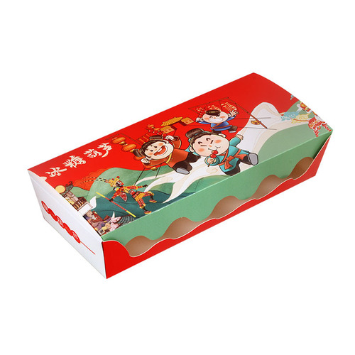 Ginger Candy Stick Packaging Box Honeysuckle Takeaway Packing Box Fashion Mini Skewers Paper Box 100 Pcs Full Carton