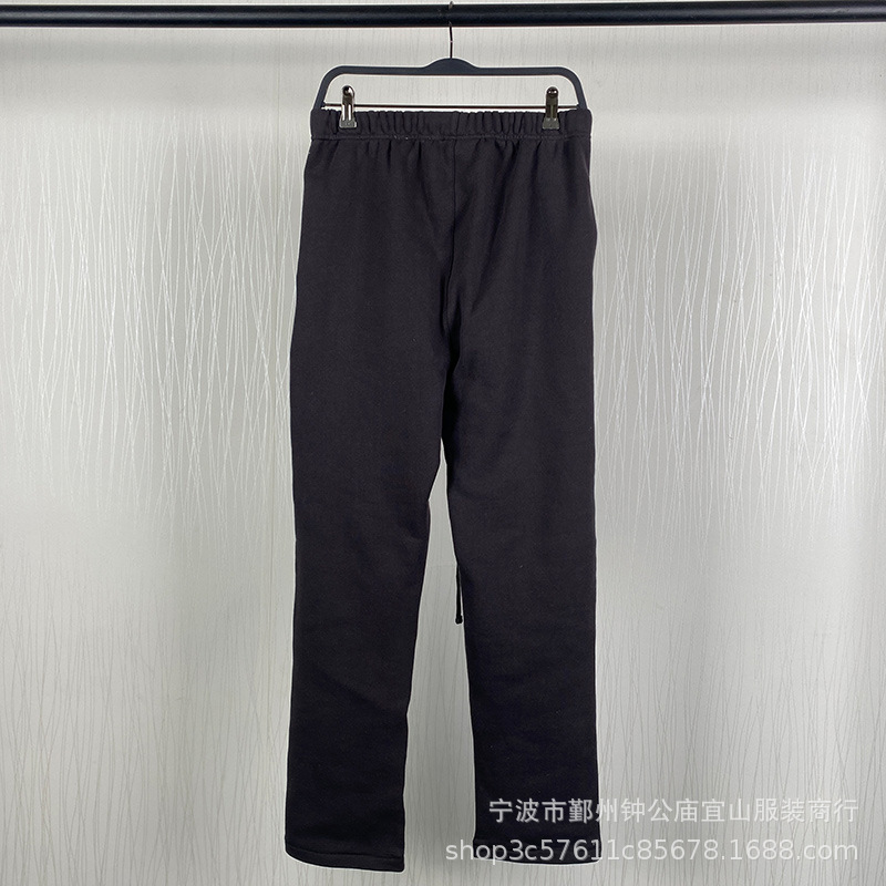 Pantalones de Pierna Recta 1977, Estampado de Terciopelo Flocado 1977, ESSENTIALS, Marca de Moda, Transfronterizo