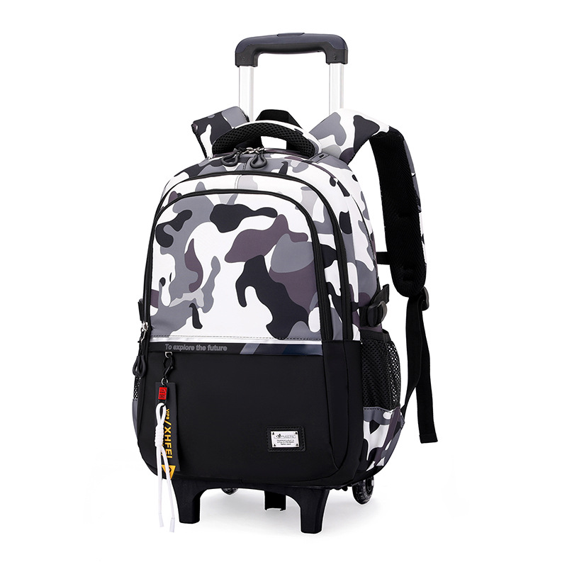 Nueva bolsa de tracción ligera para niños de escuela primaria, bolsa de gran capacidad para estudiantes de secundaria 3 - 6 grados, bolsa de escaleras