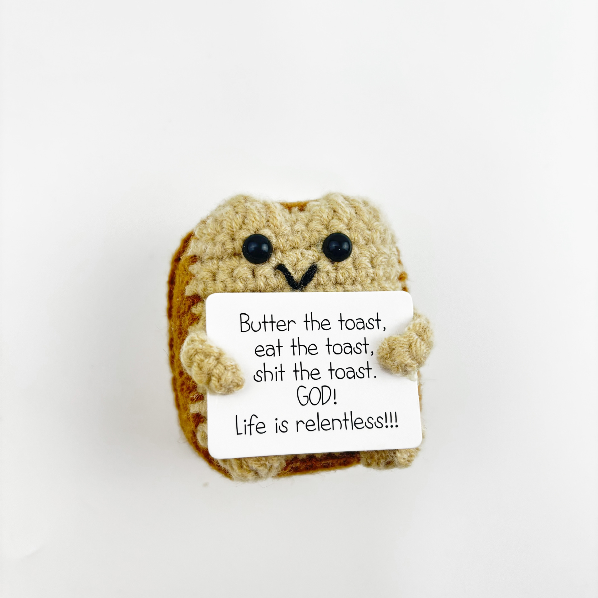 Transfronterizo al por mayor hecho a mano de punto de felpa de energía positiva de la patata emocional vegetal adornos de frutas de juguete pequeño regalo