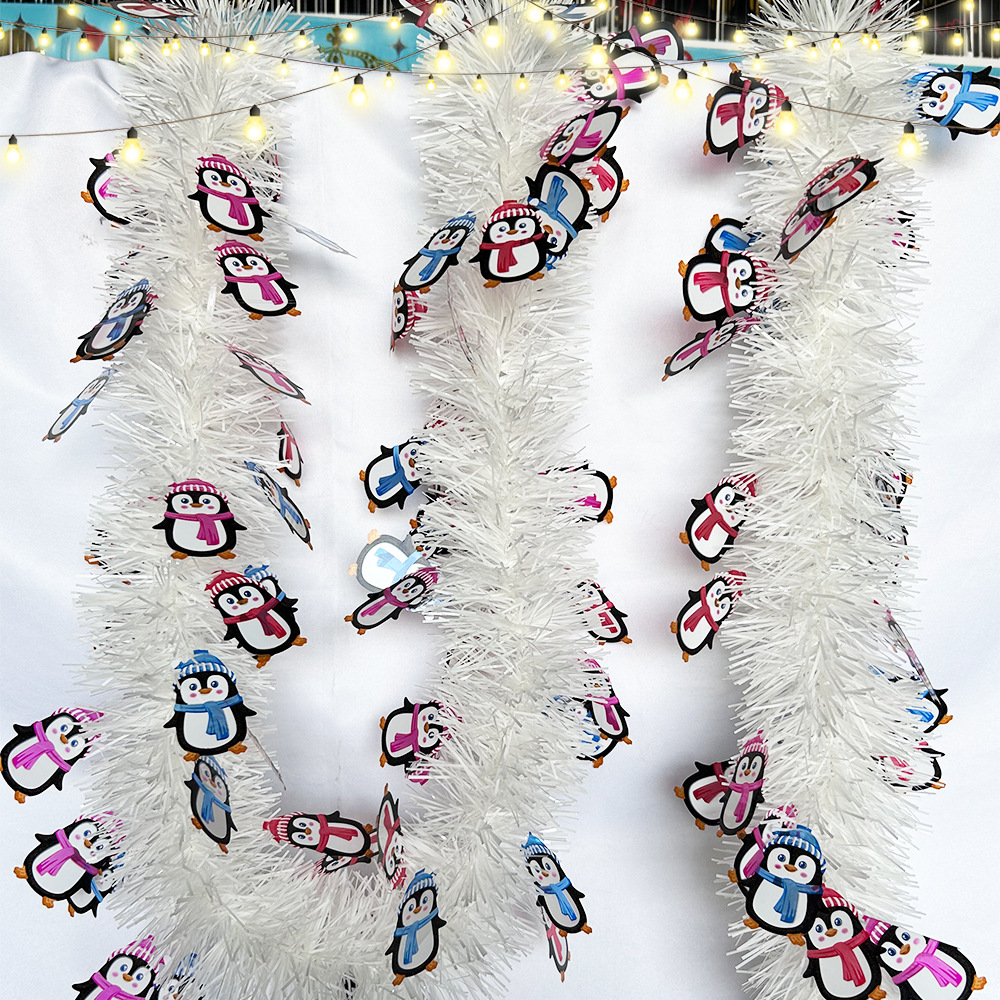 Nuevos productos transfronterizos Amazon de Navidad fiestas de artículos de color decoración de color