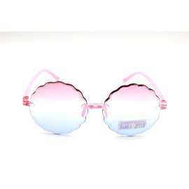 儿童连体片圆框硅胶脚丝硅胶鼻垫太阳镜儿童特色便宜太阳镜儿童镜