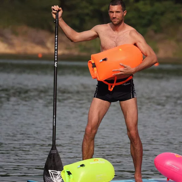 Cross-Border Portable Float with Thickened Dual Airbags, Specialized Pvc Swimming Ring for Outdoor Rafting and Swimming Equipment