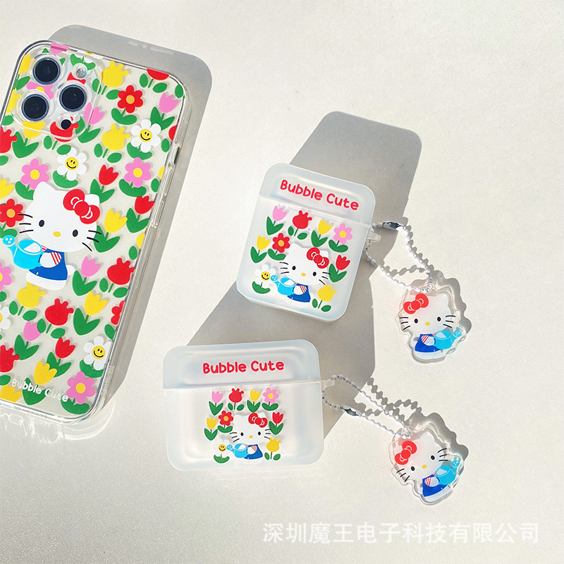 Suitable for AirPods New Three Generation Protective Case Apple AirPods Pro Square Unlimited Bluetooth Headphone Case Cartoon