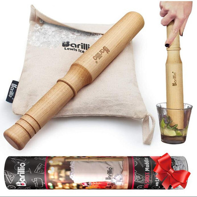 定做木质鸡尾酒碎冰锤搅拌棒葡式木制蛋挞模梅森罐发酵菜捣碎棒