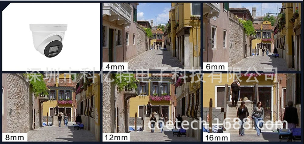 Außen-Domenkamera 4MP-8MP 4K PoE mit Sprachfunktion
