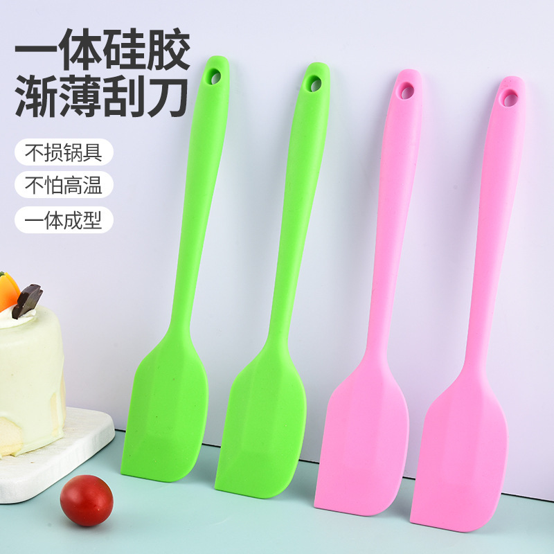 食品グレードの家庭用オールインワンシリコンスパチュラ大型ベーキングクリームスパチュラケーキスパチュラミキシングシリコンスパチュラ|undefined