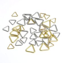 不锈钢三角线扣 真金三角闭口圈连接圈箱包服饰扣diy饰品配件批发